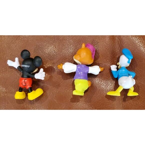 Set Of Three Disney Figures Donald Duck Mickey Mouse Dale Chipmunk Replacements - Picture 2 of 14
